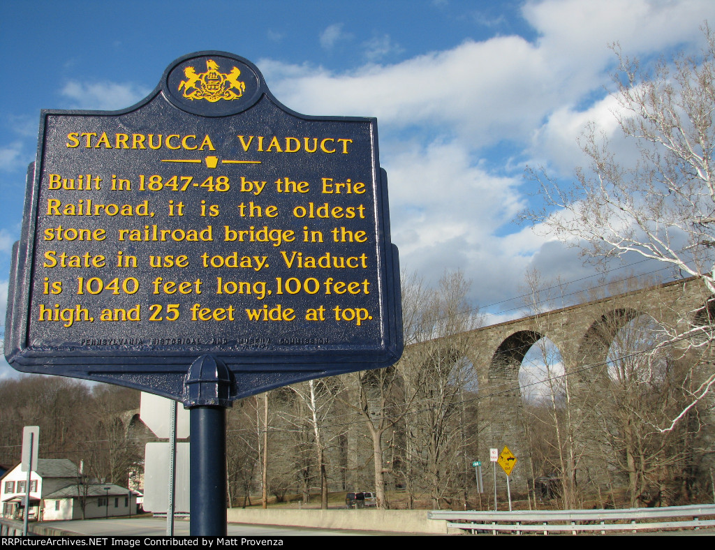 Starrucca Viaduct Historical Sign